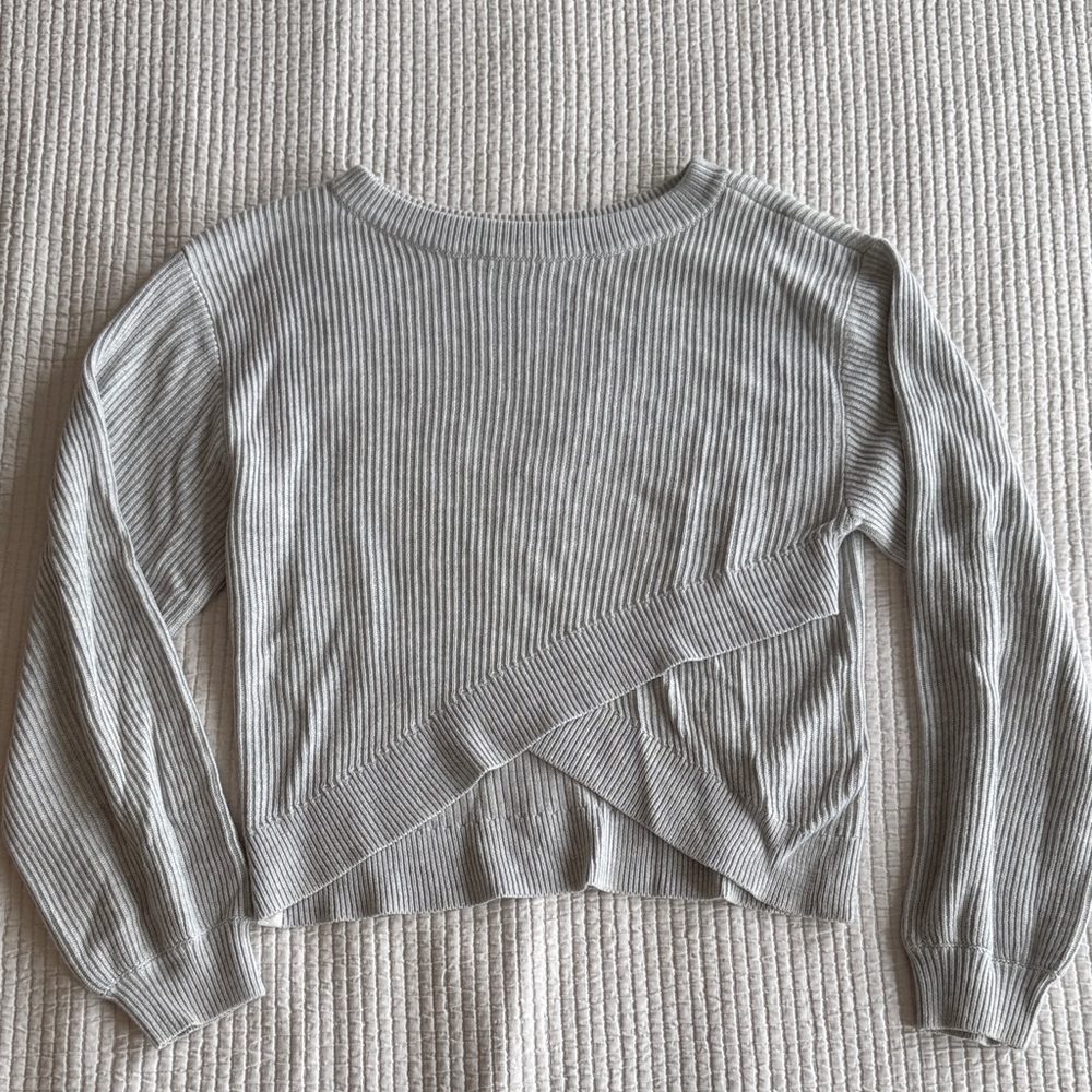 lululemon athletica Reversible Ribbed Cross-Over Sweater